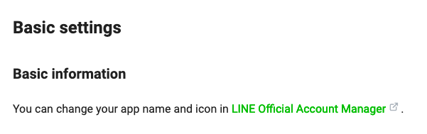 LINE Official Account Manager